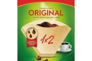 MELITTA Filtre à café cornet papier brun 1 x2 - Lot de 80 MELITTA Filtre à café cornet papier brun 1 x2 - Lot de 80
