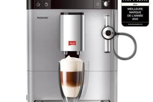 Melitta - Machine à Café à Grain Passione® Inox - Machine Expresso Automatique avec préparation au lait & Best Aroma Melitta - Machine à Café à Grain Passione® Inox - Machine Expresso Automatique avec préparation au lait & Best Aroma