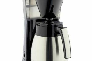 Melitta MELITTA Easy Top Therm Inox II 1023-10 - Cafetiere filtre 1L - 1050 W - Noir  Noir, Inox