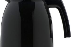Melitta Verseuse Isotherme, Capacité 1 Litre, Pour Cafetières à Filtres EasyTop Therm, Noir/Inox