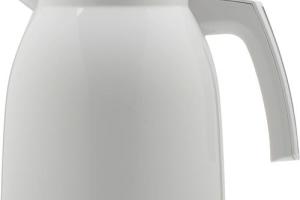 Melitta Verseuse Isotherme, Capacité 1 Litre, Pour Cafetières à Filtres EasyTop Therm, Blanc/Inox