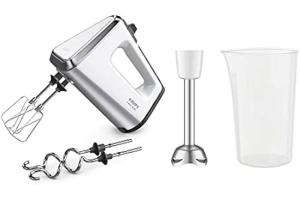 Mixeur à main - KRUPS - 3Mix 9000 GN9121 - 750 W - Blanc
