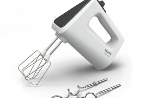 Mixeur plongeant - Krups - GN400111 - 450 W - Blanc - Pétrir et Mixer