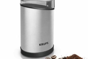 Moulin à épices - Krups - GX204D - Acier inoxydable - Compatible café moulu - Petit électroménager