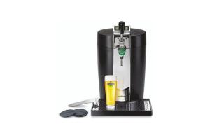Pompe à bière Krups BEERTENDER NOIR METAL, Qualité professionnelle fût 5L YY2932FD