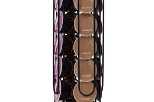 Porte capsules Dolce Gusto - MELITTA - Noir - Design épuré - Support pour 24 dosettes Porte capsules Dolce Gusto - MELITTA - Noir - Design épuré - Support pour 24 dosettes