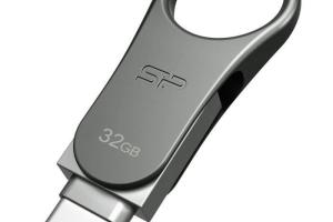 SILICON POWER Clé USB 3.0 C80 - 32 GB - Argent