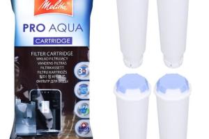 WATER FILTER 4 PIÈCES MELITTA PRO AQUA - Convient à TOUTES les machines à café Melitta - Melitta Solo, Melitta solo Milk WATER FILTER 4 PIÈCES MELITTA PRO AQUA - Convient à TOUTES les machines à café Melitta - Melitta Solo, Melitta solo Milk