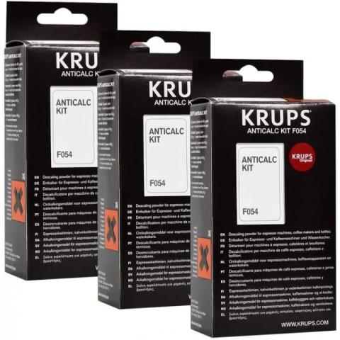 3PCS KRUPS ANTICALC KIT F054 Détartrant d'origine