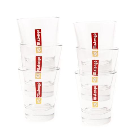 6 Verres Expresso Malongo