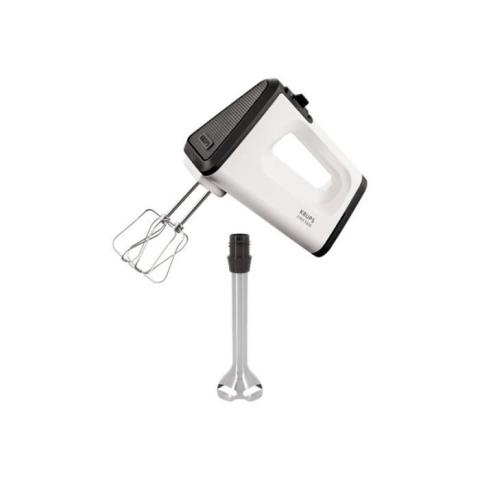 Batteur à main Krups 3 Mix 5500 GN 5041 Plus 500W inox-noir-blanc Batteur à main Krups 3 Mix 5500 GN 5041 Plus 500W inox-noir-blanc