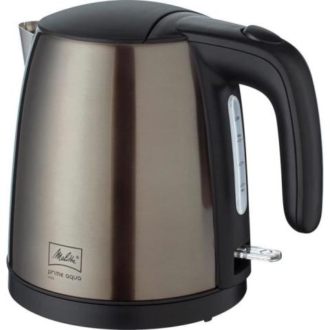 Bouilloire - Melitta - Prime Aqua Mini - Gris métallisé - 1 l - 100 % sans BPA Bouilloire - Melitta - Prime Aqua Mini - Gris métallisé - 1 l - 100 % sans BPA