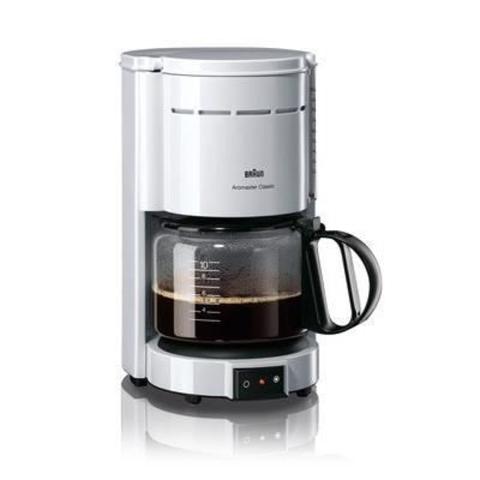 BRAUN KF47/1 Cafetiere filtre Aromaster Classic - Blanc BRAUN KF47/1 Cafetiere filtre Aromaster Classic - Blanc