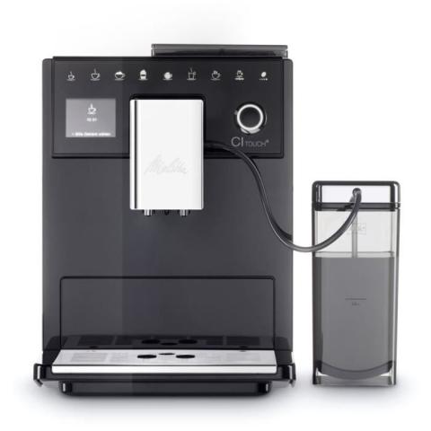 Broyeur MELITTA Ci Touch Noir - Machines à café - Pression 15 bar - Compatible Café moulu, grains de café