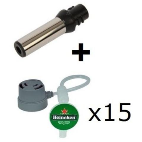 Buse + 3 lots de 5 tubes Buse + 3 lots de 5 tubes