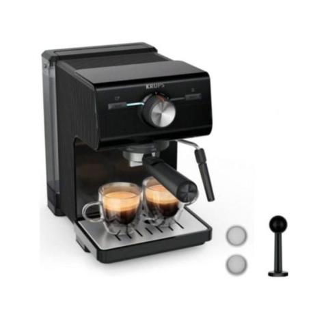Cafetera Espresso Krups Authentic XP381810 2L 15 Bares con vaporera y control manual Cafetera Espresso Krups Authentic XP381810 2L 15 Bares con vaporera y control manual