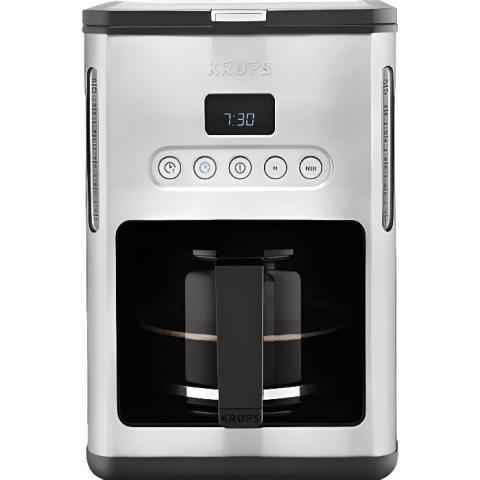 Cafetière filtre Krups Control KM442D - Inox brossé - 15 tasses - Programmable
