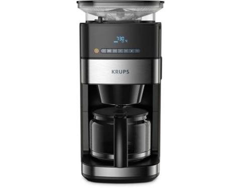Cafetière à filtre Krups Grind Aroma KM832810 1000 W Noir et Gris