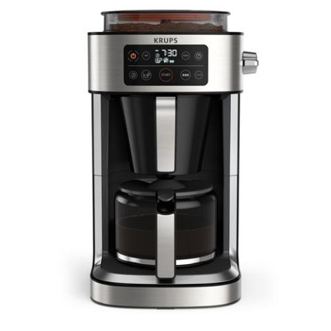 Cafetière filtre Krups KM760D10 Aroma Partner 1000 W Noir et Argent