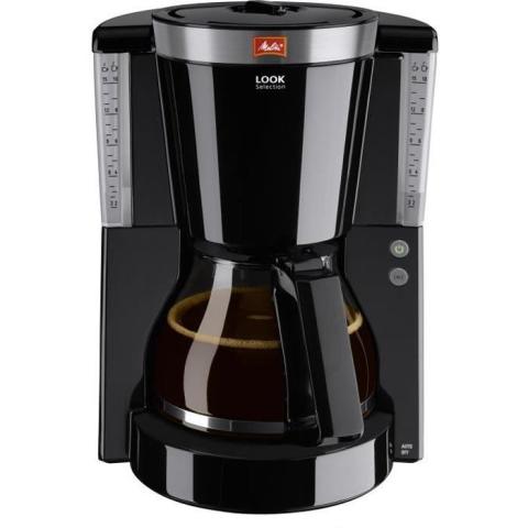 Cafetière filtre Melitta 1011-04 - Fonction AromaSelector®/Système anti-gouttes - Noir/Acier brossé Cafetière filtre Melitta 1011-04 - Fonction AromaSelector®/Système anti-gouttes - Noir/Acier brossé