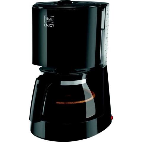 Cafetière filtre - MELITTA - Enjoy Glass noire - 1000 watts - 10-15 tasses - Selecteur d'arômes Cafetière filtre - MELITTA - Enjoy Glass noire - 1000 watts - 10-15 tasses - Selecteur d'arômes