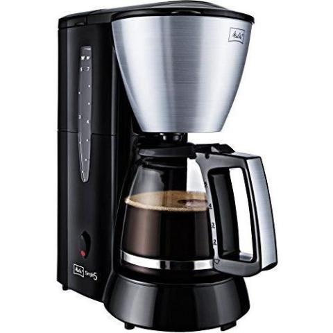 Cafetière filtre Melitta M720 Single 5 - 5 tasses - Acier/Noir - Valve de régulation de température Cafetière filtre Melitta M720 Single 5 - 5 tasses - Acier/Noir - Valve de régulation de température
