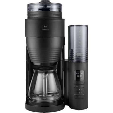 Cafetière filtre avec moulin intégré - MELITTA - Aromafresh Glass Pro 1030-01 - 10 tasses - 1 130 W - Noir