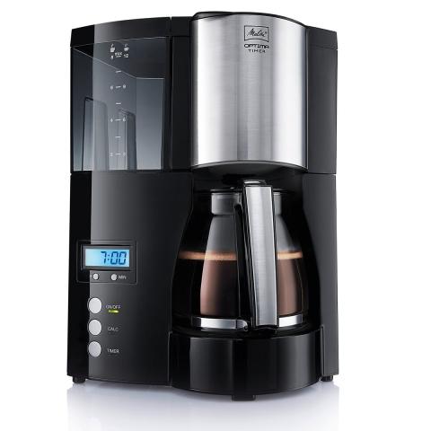 Cafetière filtre Optima Timer 100801BK
