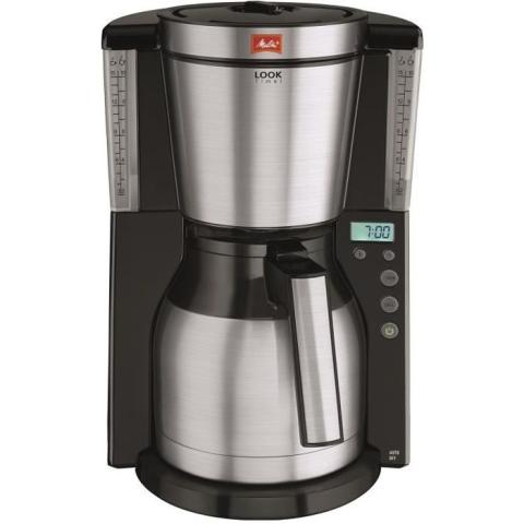 Cafetière filtre programmable MELITTA Look IV Therm Timer avec verseuse isotherme - Noir Cafetière filtre programmable MELITTA Look IV Therm Timer avec verseuse isotherme - Noir