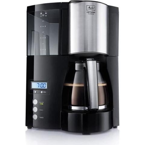 Cafetière filtre programmable Optima Timer - MELITTA - 100801 - 1L - 850W Cafetière filtre programmable Optima Timer - MELITTA - 100801 - 1L - 850W