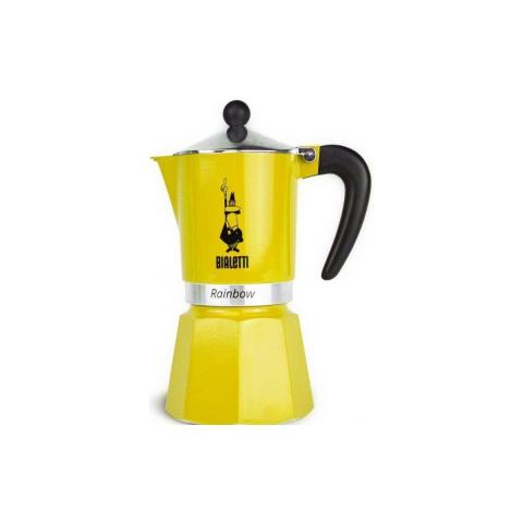 Cafetière italienne Rainbow 6 tasses Yellow Cafetière italienne Rainbow 6 tasses Yellow
