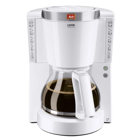 CAFETIERE LOOK IV SELECTION BLANC/ACIER BROSSE