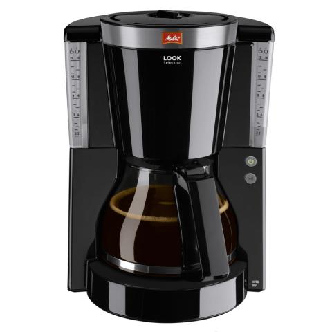CAFETIERE LOOK IV SELECTION NOIR/ACIER BROSSE