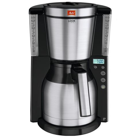 CAFETIÈRE LOOK IV THERM TIMER NOIR-ACIER BROSSE