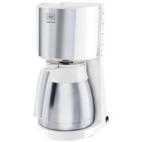 Cafetiere MELITTA Enjoy Top Therm Blanc/Inox - AromaSelector - 15 tasses - Filtre Cafetiere MELITTA Enjoy Top Therm Blanc/Inox - AromaSelector - 15 tasses - Filtre