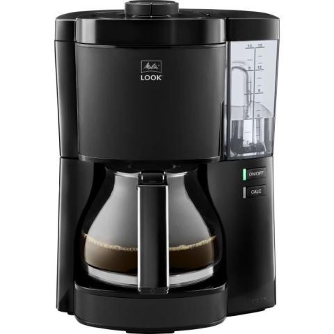 Cafetière - MELITTA - Look V Glass 1025-02 - 1080 W - 1 25 L - Noir