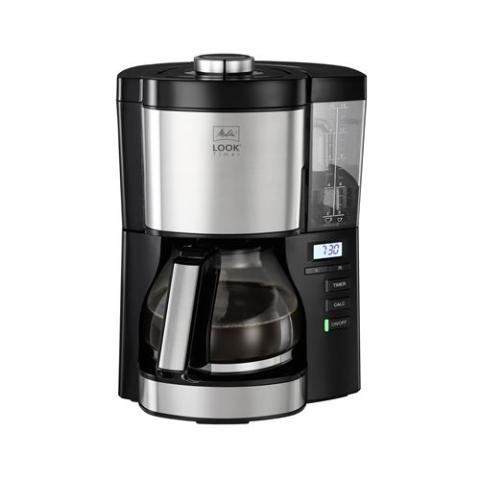 Cafetière Melitta Look V Timer 1025-08 1080 W Noir et gris Cafetière Melitta Look V Timer 1025-08 1080 W Noir et gris