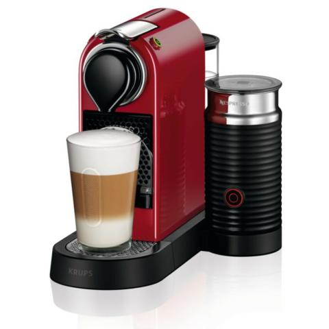Cafetière nespresso automatique 19 bars rouge - yy4116fd - KRUPS Cafetière nespresso automatique 19 bars rouge - yy4116fd - KRUPS