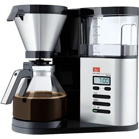 Cafetière programmable MELITTA Aroma Elegance De Luxe - Noir - Capacité 12 tasses - 1520 watts Cafetière programmable MELITTA Aroma Elegance De Luxe - Noir - Capacité 12 tasses - 1520 watts