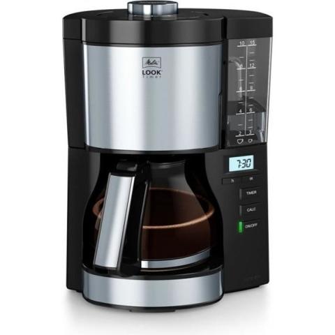 Cafetière programmable Melitta Look V Timer noir - 10 tasses - Arrêt automatique Cafetière programmable Melitta Look V Timer noir - 10 tasses - Arrêt automatique