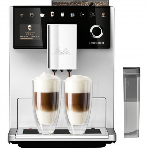 La cafetière superautomatique Melitta F630-212 Silver 1400 W 1,8 L 135 g 15 bar La cafetière superautomatique Melitta F630-212 Silver 1400 W 1,8 L 135 g 15 bar