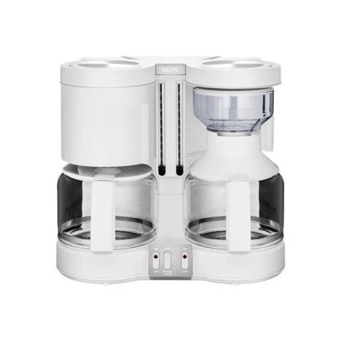 Cafetière/théière - KRUPS - KM 8501 DUOTHEK PLUS - Capacité 20 tasses - Filtre à eau - Blanc Cafetière/théière - KRUPS - KM 8501 DUOTHEK PLUS - Capacité 20 tasses - Filtre à eau - Blanc