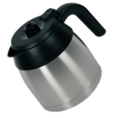 Carafe isotherme pour cafetière KRUPS - Pot thermos et couvercle - Blanc - 1,5L Carafe isotherme pour cafetière KRUPS - Pot thermos et couvercle - Blanc - 1,5L