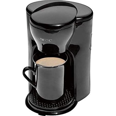 Clatronic Machine a Café - Cafetiere - Expresso - Cafetière 1 Tasse Céramique Automatique Filtre de Nylon Amovible - KA 3356