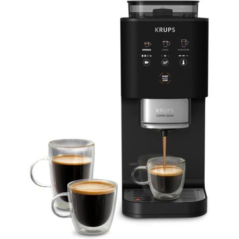 Coffee Crush Extra Machine À Café Ultra Compacte Noire-15 Bars Coffee Crush Extra Machine À Café Ultra Compacte Noire-15 Bars