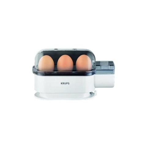 Cuiseur à oeufs électrique 300W Krups Capacité 3 oeufs - Blanc
