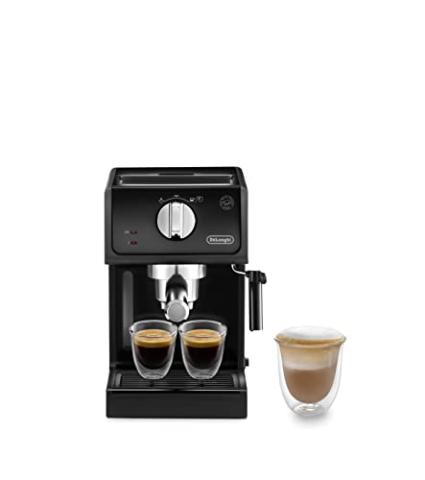 DELONGHI Machine à expresso De'Longhi ECP 31.21 | Porte-filtre avec finition aluminium | Buse de mousse de lait | Filtre pour 1 ou 2 tasses Espresso | Convient également pour les dosettes | Noir DELONGHI Machine à expresso De'Longhi ECP 31.21 | Porte-filtre avec finition aluminium | Buse de mousse de lait | Filtre pour 1 ou 2 tasses Espresso | Convient également pour les dosettes | Noir