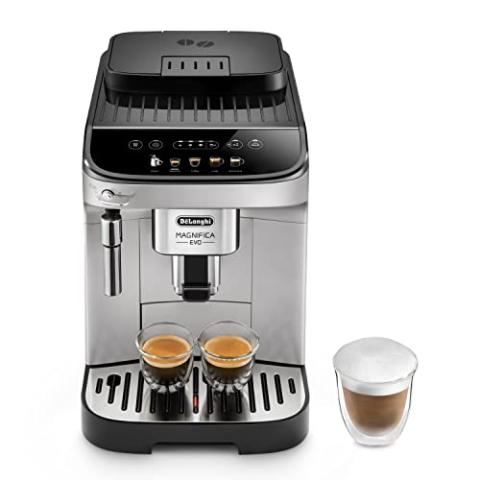 De'Longhi Magnifica Evo, Machine à Café et Cappucino avec Broyeur à Grains, ECAM292.33.SB, Argent De'Longhi Magnifica Evo, Machine à Café et Cappucino avec Broyeur à Grains, ECAM292.33.SB, Argent