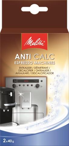 Détartrant Anti Calc Melitta Expresso Machines Poudre 2 x 40 g Détartrant Anti Calc Melitta Expresso Machines Poudre 2 x 40 g