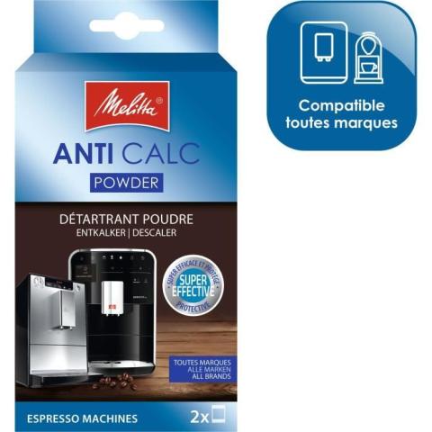 Détartrant pour machines à café 2 x 40 g Melitta Détartrant pour machines à café 2 x 40 g Melitta